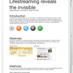 Lifestreaming Posters Created for College Course